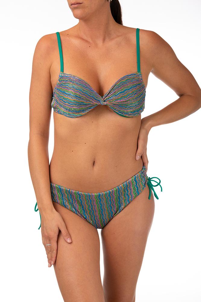 BIKINI Donna TENERA CARLOTTA FERRETTO Coppa C slip regolare Verde