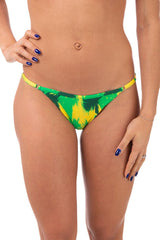 MIX SLIP DONNA  VERDE/GIALLO GENZFAN BRASILE BE BEACH 