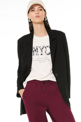 BLAZER NERO DONNA MA30 NERO VERDISSIMA 