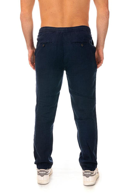 PANTALONE UOMO  BLU NAVY CHINOPORTOFINO BLU NAVY ROY ROGER'S 