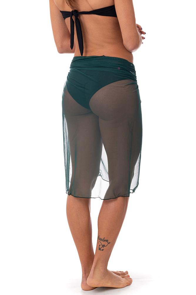 PAREO DONNA  VERDE TULLYBIG 6857 VERDONE BE BEACH 