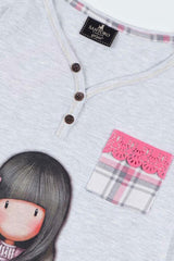 PIGIAMA BAMBINA  GRIGIO