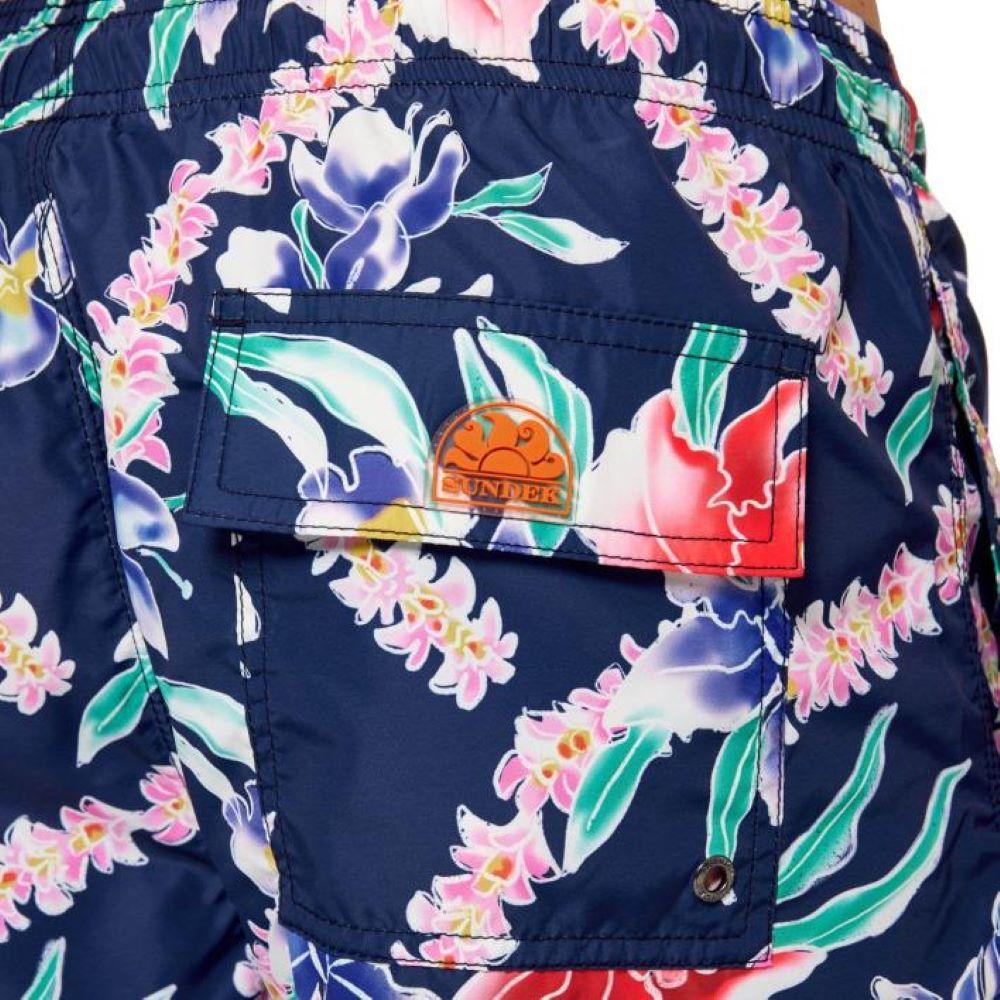 BOXER Uomo SUNDEK con elastico  LUNGO Blu