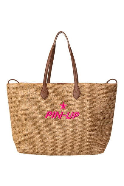 BORSA UNISEX  NATURALE PF307XB 012 PIN UP 