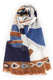 PAREO Donna KARAKORUM    Blu/bianco/marrone