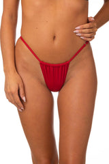 MIX SLIP DONNA  ROSSO SCURO SARA REDV BE BEACH 
