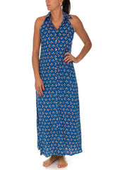 ABITO DONNA  BLU 125699 VEF MIELE INK Isabelle 
