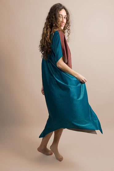  BICOLOR MARRONE OTTANIO LUREX BE BEACH 