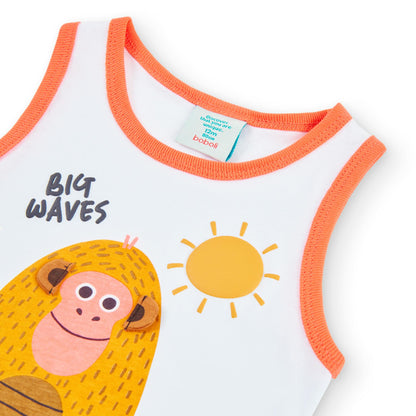 MAGLIA Bambino BOBOLI CANOTTA   Azzurro