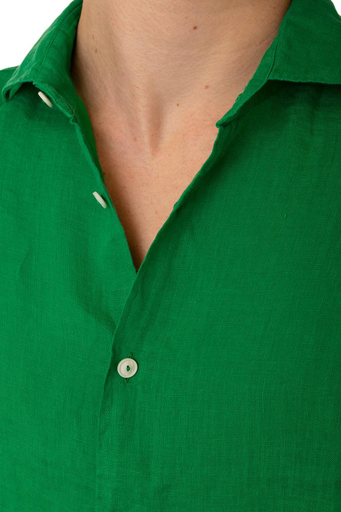 MAGLIA CAMICIA UOMO  VERDE