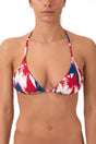 MIX REGGISENO TRIANGOLO DONNA  ROSSO/BLU/AVORIO EMILYFAN CILE BE BEACH 