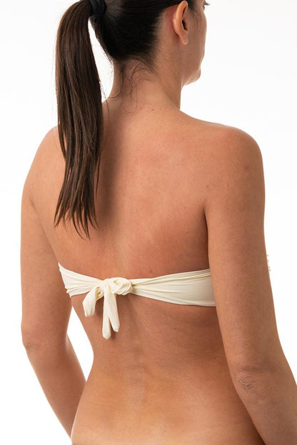 MIX REGGISENO FASCIA DONNA  AVORIO CARAMELLA AVORIO BE BEACH 