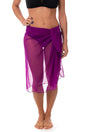 PAREO DONNA  VIOLA TULLYBIG 3585 VIOLETTO BE BEACH 
