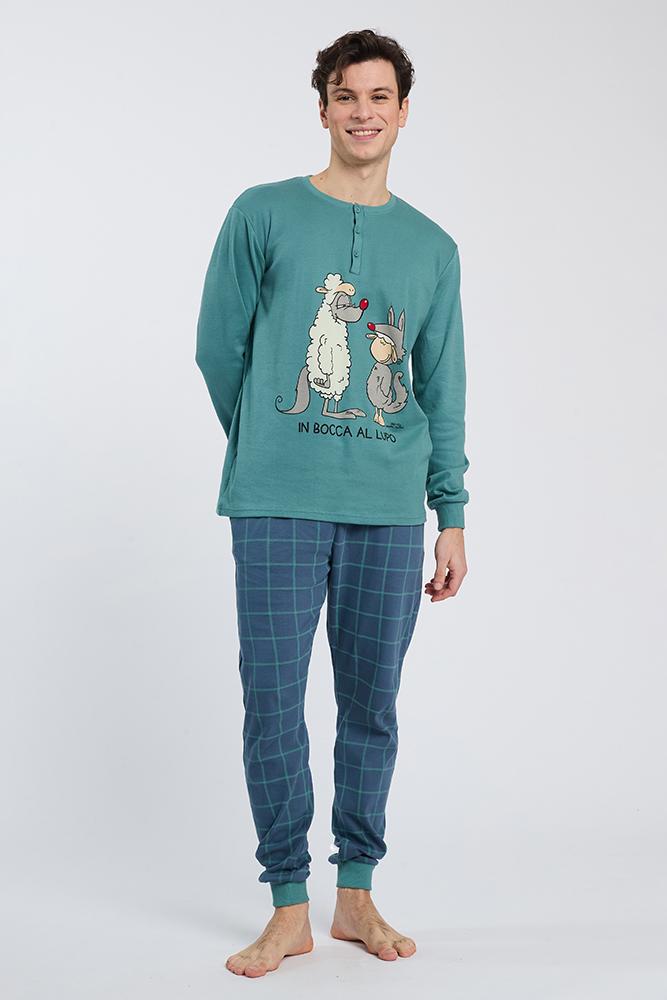 PIGIAMA UOMO AZZURRO