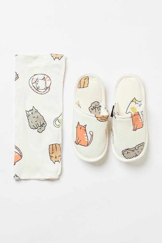 PANTOFOLE Donna HAPPY PEOPLE autunno/inverno   Bianco