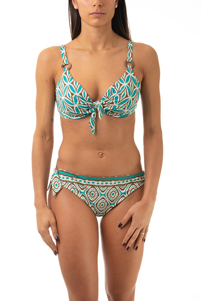 BIKINI FERRETTO COPPA C AZZURRO