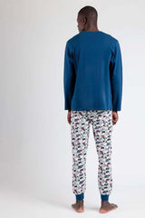 PIGIAMA AUTUNNO/INVERNO UOMO  BLU