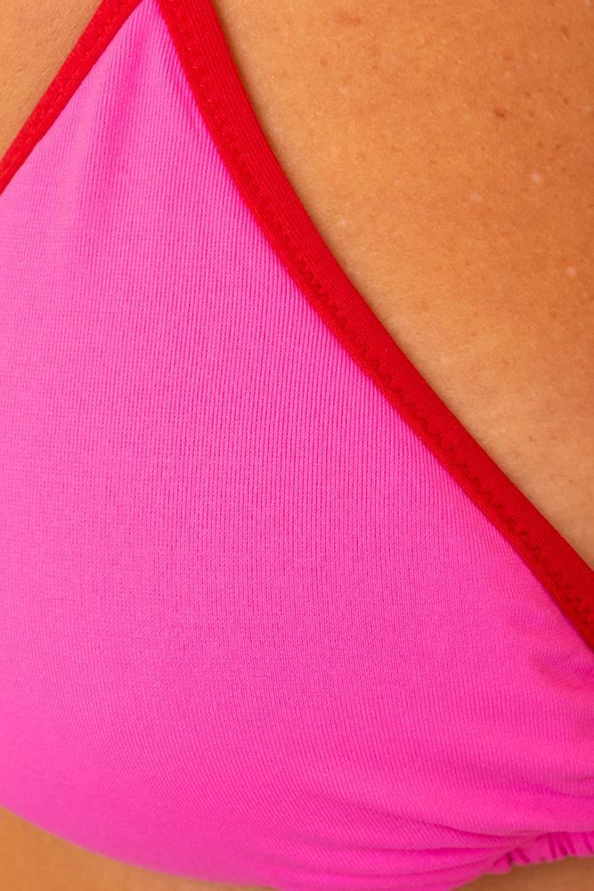MIX REGGISENO TRIANGOLO DONNA  ROSA/ROSSO PAMY ROSAROSSO BE BEACH 