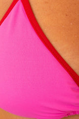 MIX REGGISENO TRIANGOLO DONNA  ROSA/ROSSO PAMY ROSAROSSO BE BEACH 
