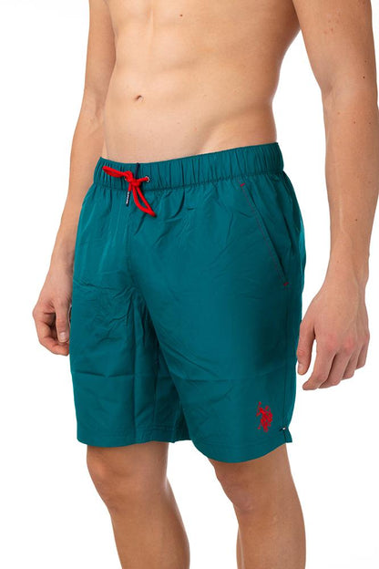 BOXER Uomo US POLO con elastico  LUNGO Petrolio