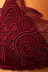 BIKINI TRIANGOLO DONNA  BORDEAUX CR16RG01SL32 BORDEAUX RAFFAELA D'ANGELO 