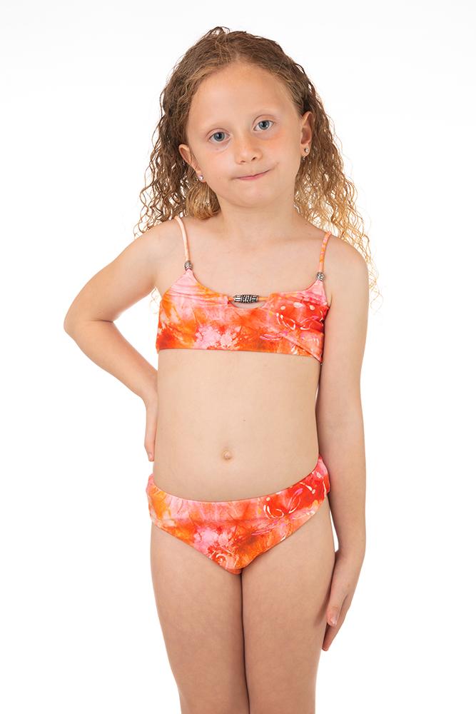 BIKINI BRASSIERE BAMBINA  ARANCIO