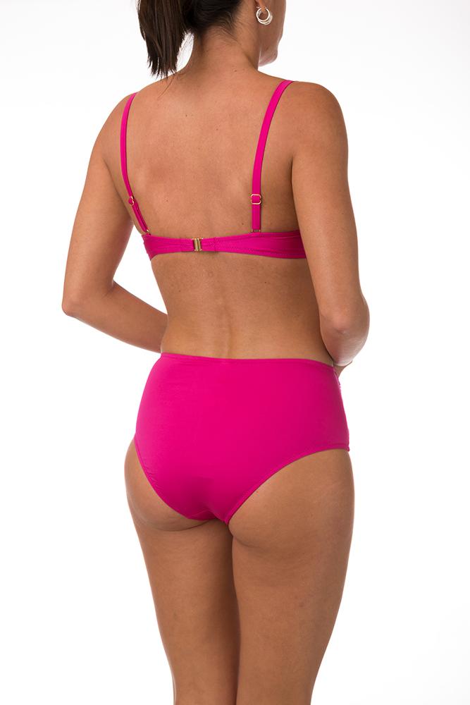 BIKINI Donna ROIDAL COPPA PREFORMATA Coppa C slip Alto Fucsia