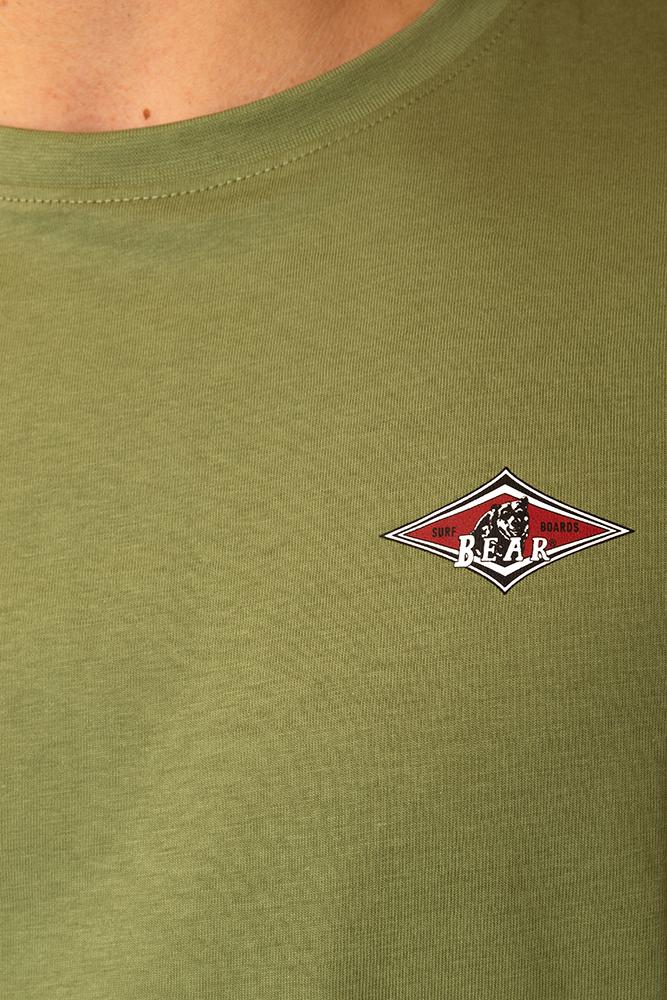MAGLIA Uomo BEAR SURFBOARDS T-SHIRT   Verde