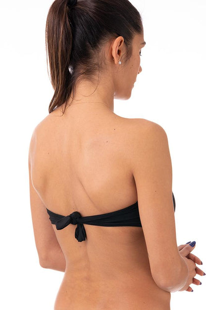MIX REGGISENO FASCIA DONNA  NERO ADELE NERO BE BEACH 