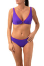 BIKINI FERRETTO COPPA C VIOLA A2531CQ VIOLA PAPAVERO LUISA MARIA LUGLI 