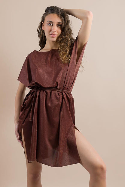  CLEA MARRONE LUREX BE BEACH 