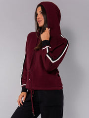 MAGLIA DONNA BORDEAUX HA51 00095 VERDISSIMA 