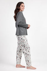 PIGIAMA DONNA GRIGIO DISNEY 63666 DALMATIANS DISNEY 