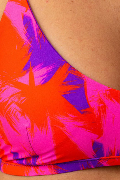 MIX REGGISENO BRASSIERE DONNA  VIOLA/ARANCIO/ROSA BABYFAN CIPRO BE BEACH 