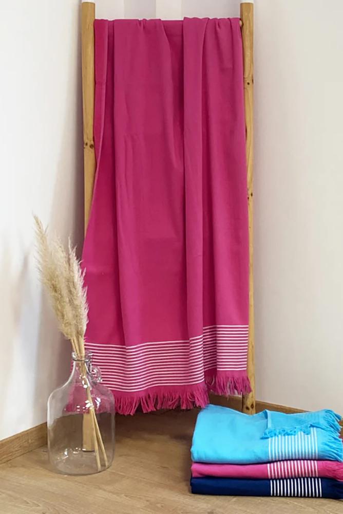TELO MARE SPUGNA UNISEX  FUCSIA