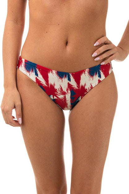 MIX SLIP DONNA  ROSSO/BLU/AVORIO GIORGIAFAN CILE BE BEACH 