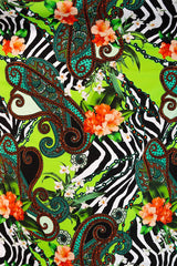INTERO TANKINI DONNA  VERDE AMBRA JUNGLE OLYMARE 