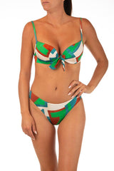 BIKINI COPPA DONNA  VERDE 7244 7247S 02 VERDE SHINE 