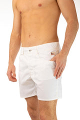 BOXER PIATTO UOMO  BIANCO NEWBEACH 021OFFWHITE ROY ROGER'S 