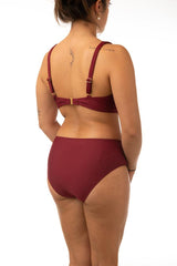 BIKINI FERRETTO DONNA  BORDEAUX D176-21 85 BERNE' MABEL 
