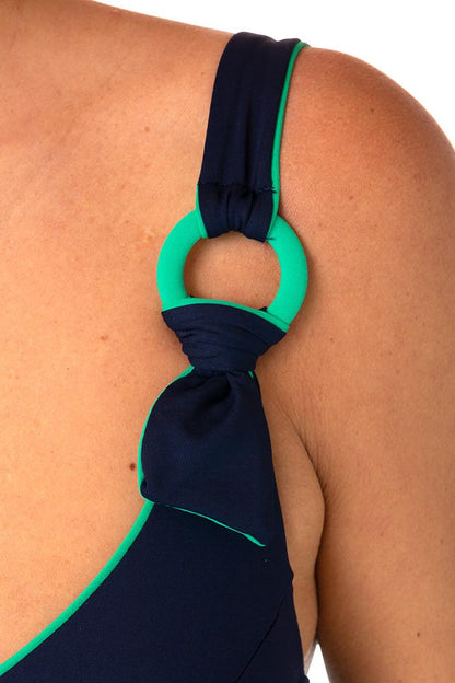 BIKINI Donna LUISA MARIA LUGLI FERRETTO Coppa C slip regolare Blu