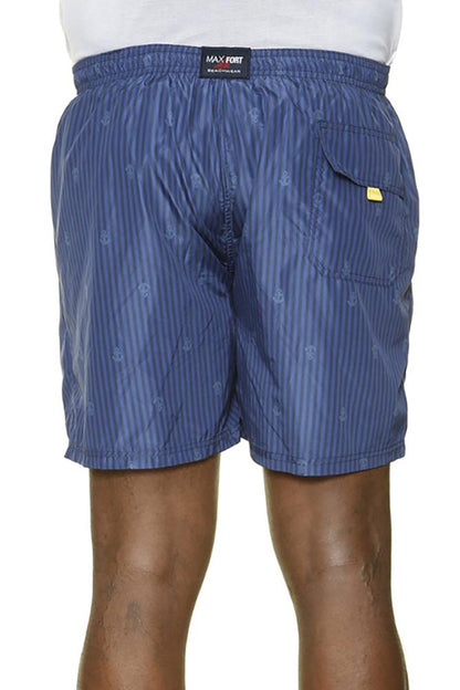 BOXER Uomo MAXFORT con elastico  CORTO Blu