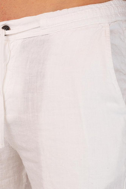 PANTALONE UOMO  BIANCO CHINOPORTOFINO BIANCO ROY ROGER'S 
