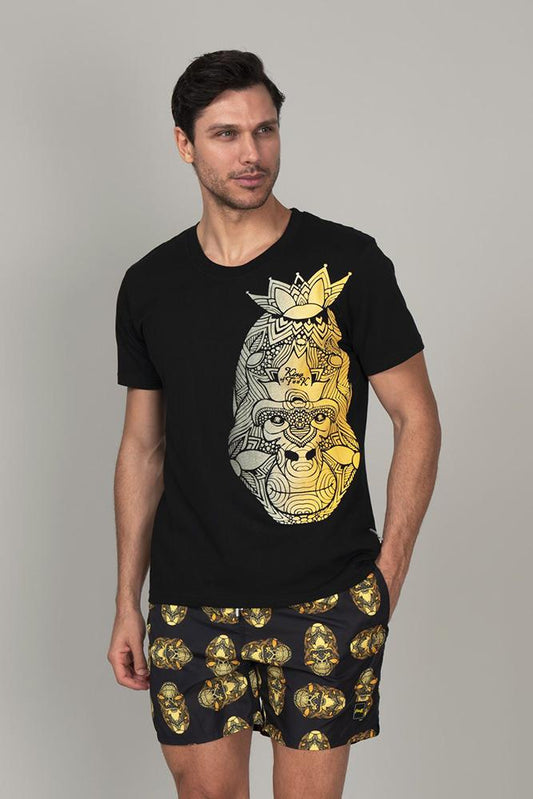 MAGLIA T-SHIRT UOMO  NERO 2515NR NERO FXXK 