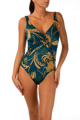INTERO CON FERRETTO DONNA  PETROLIO 1640 543 656 C CHARMLINE 