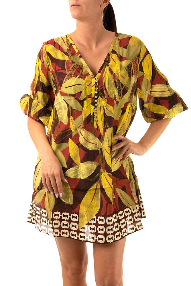 KAFTANO DONNA  GIALLO