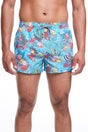BOXER Uomo BOARDIES con elastico  CORTO Rosso