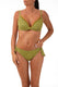 BIKINI Donna MARETTE FERRETTO Coppa C slip regolare Verde
