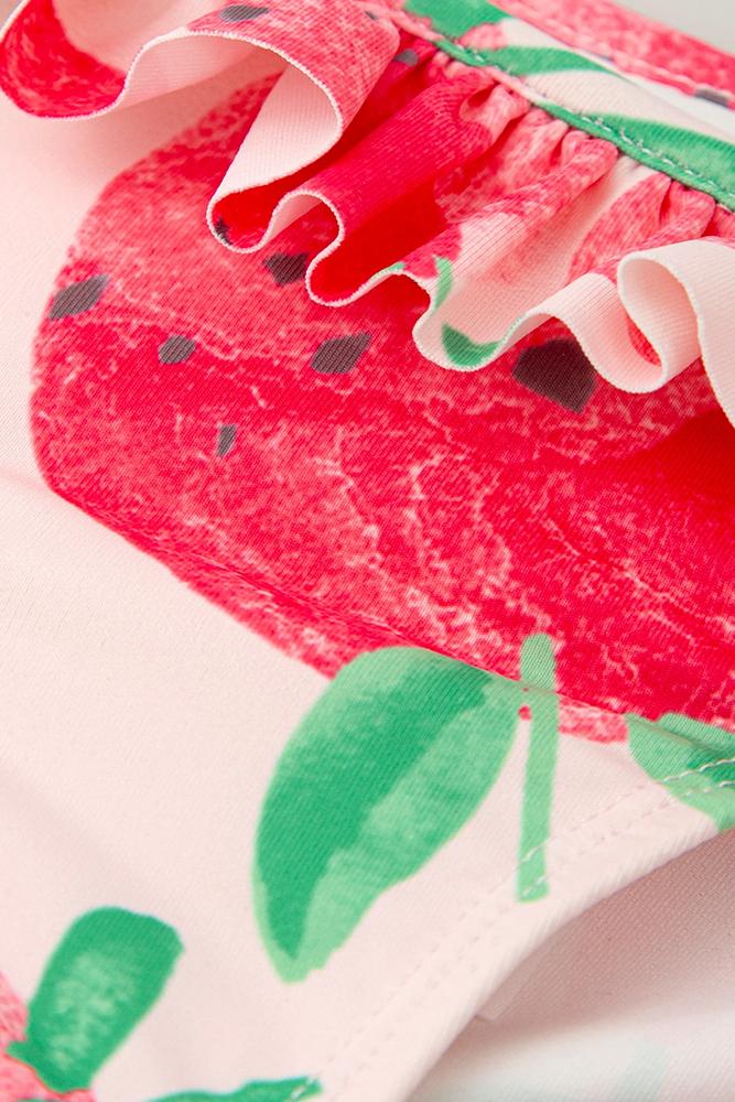 BIKINI BAMBINA  ROSSO 4043 FRAGOLA TUTTO PICCOLO 