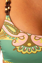 BIKINI MONOSPALLA DONNA  ROSA V5008S INRO MISS BIKINI 